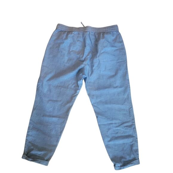 J. Crew 100% Cotton Drawstring Pants. Size 14. - Picture 3 of 11